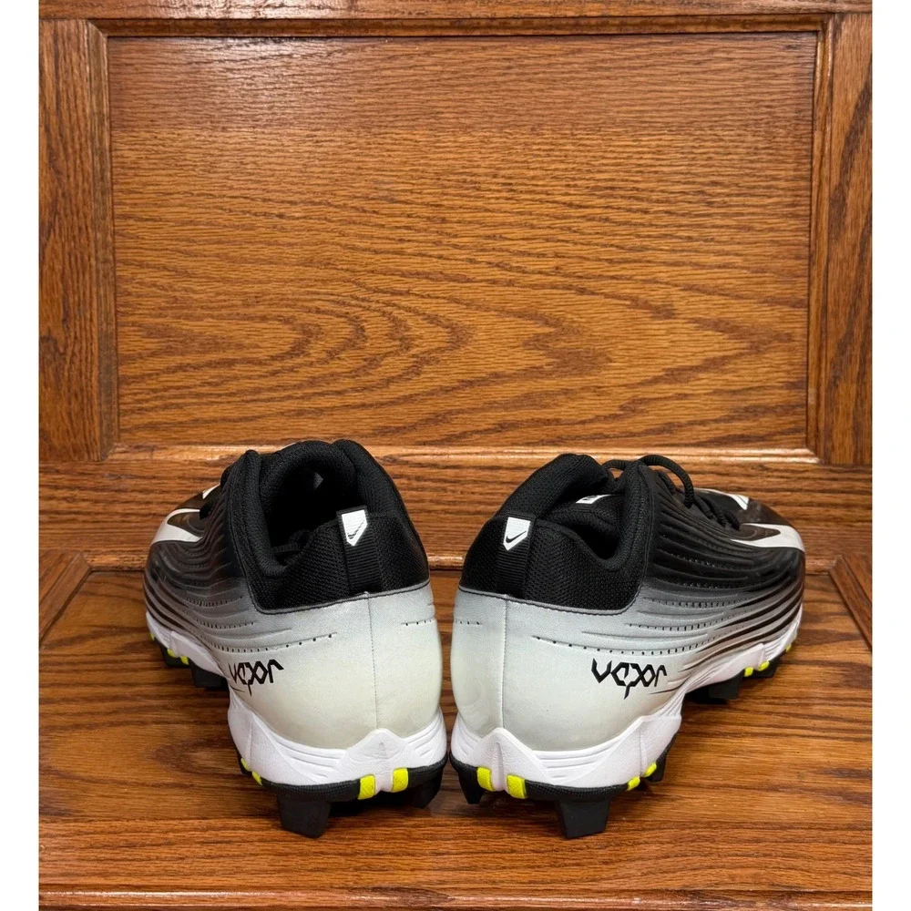 Nike Vapor Ultrafly Keystone Baseball Cleats Black White Volt 707442-010 Mens 12